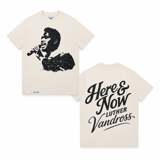 Luther Vandross x R&B ONLY “Here & Now” T-Shirt